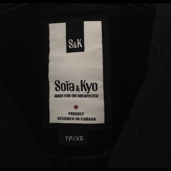 Soia and Kyo wool & leather jacket - Picture 3 of 6